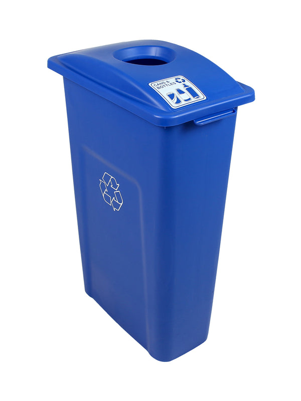 WASTE WATCHER - Single - Cans & Bottles - Circle - Blue