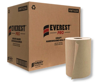 Everest 100% Recycled Natural Roll Towels, 12x425'
