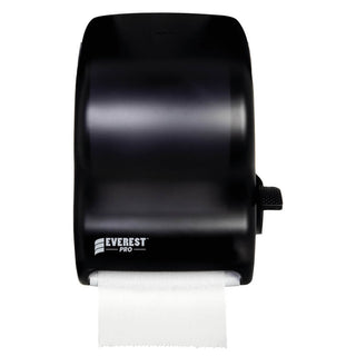 Black Classic Eco Logo towel dispenser (cores 1.5 inches, up to 1000 feet)