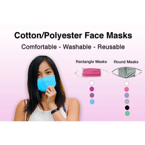 Cotton/Polyester Reusable Face Masks