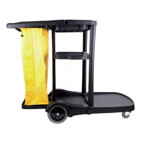 Janitorial Cart, Black
