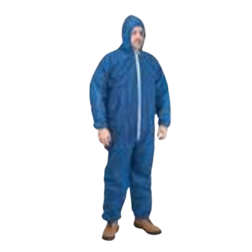 Polypro Coverall w/hood Blue