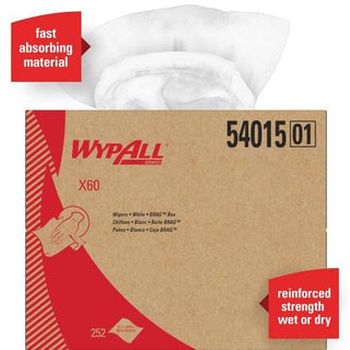 Chiffons WypAll X60 252/boîte
