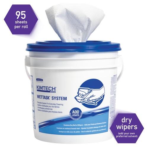 KimTech WetTask Wipers 1 bucket & 6 refills