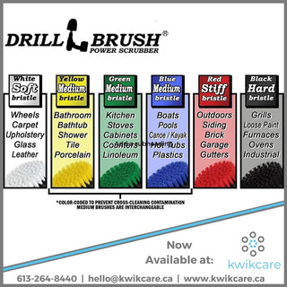 Drill Brush 3 Piece Quick Change Kit